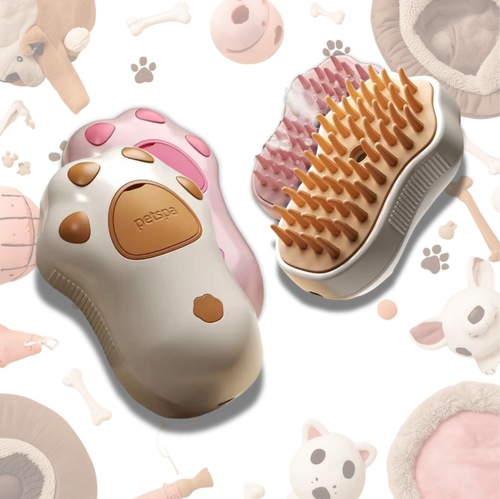 Cepillo Grooming Con Vapor y Masaje